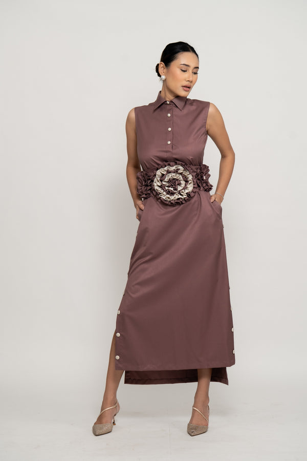 Fern Button Dress