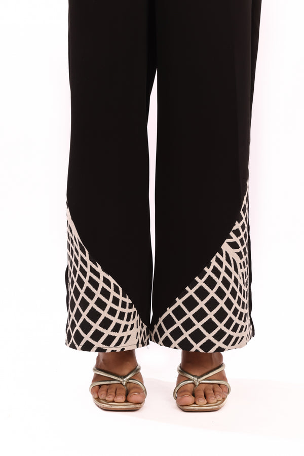 Vanilla pattern trouser